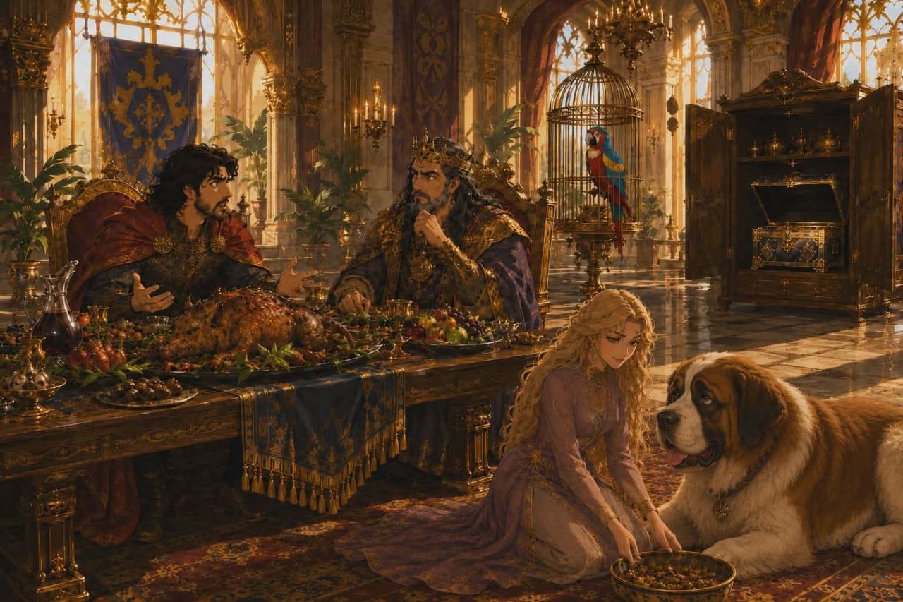 A mysterious royal court